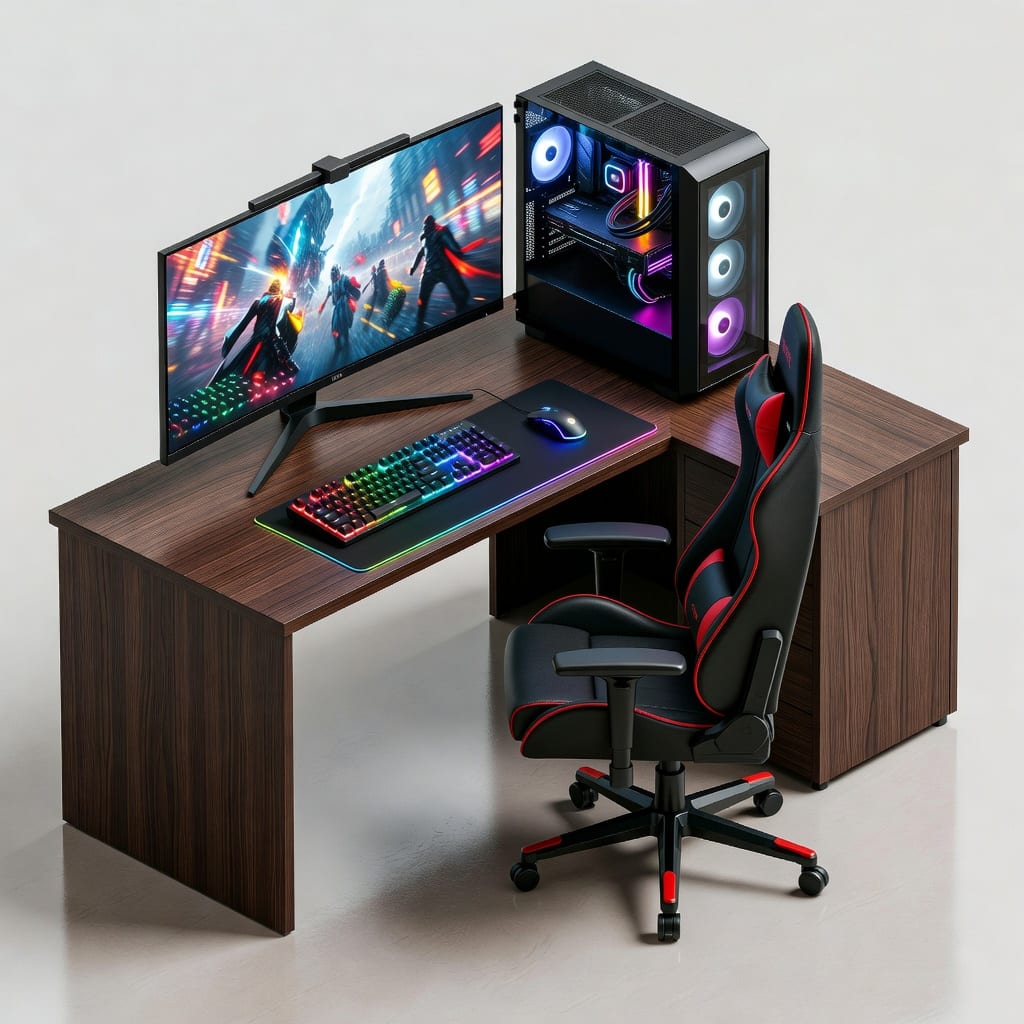 Gaming Desk Setup