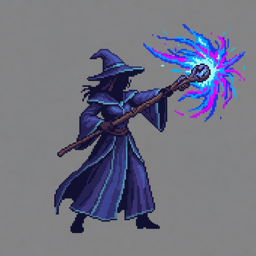 Pixel Mage Blast