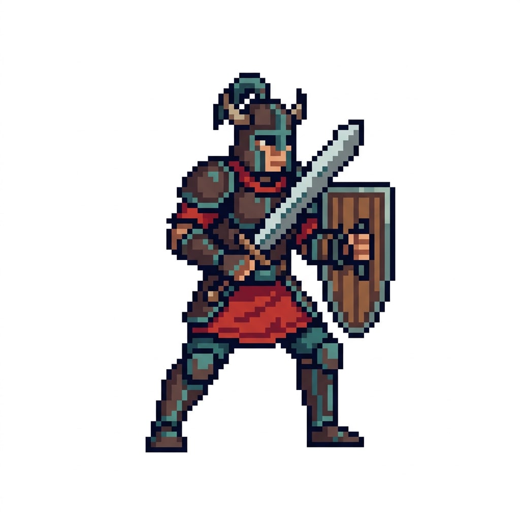 Pixel Combat Character