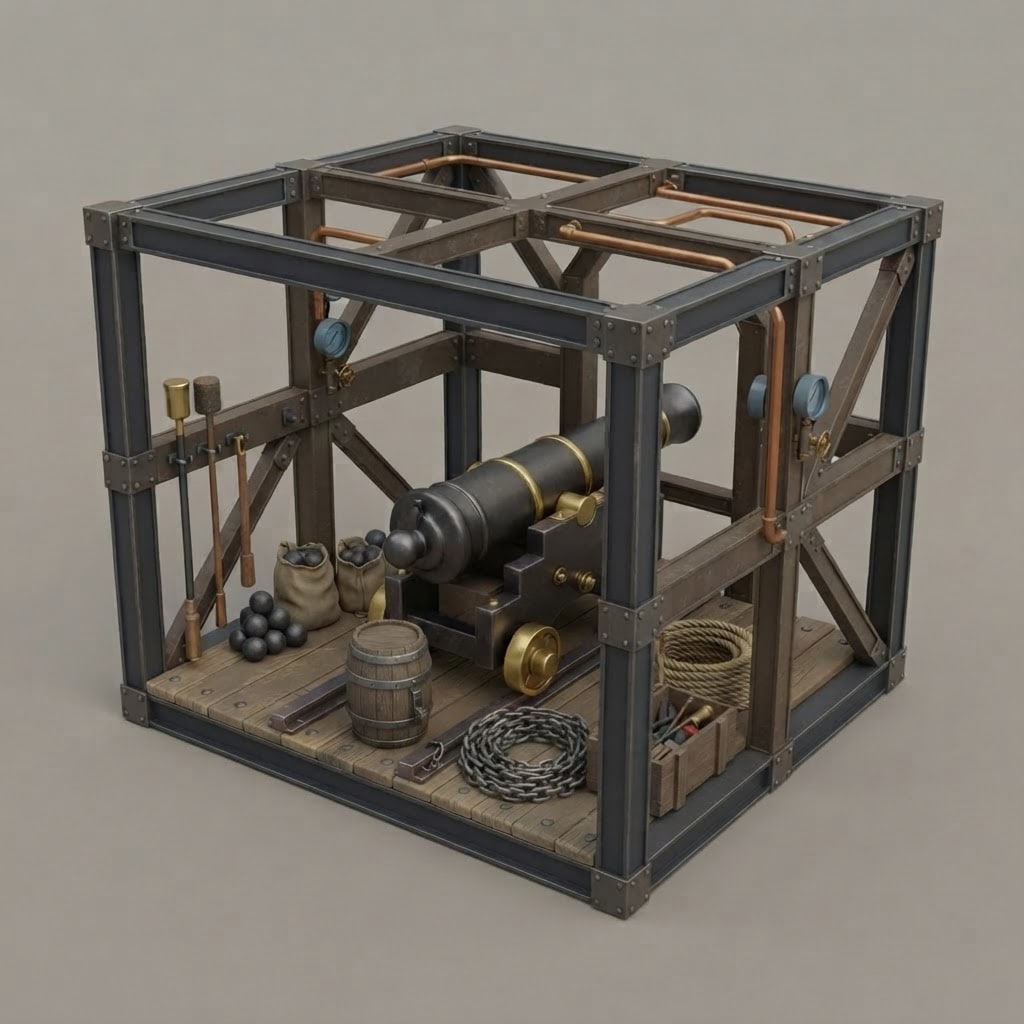 Iron Braced Cannon