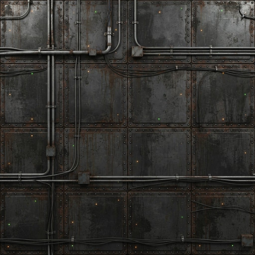 Image: Seamless tileable texture, industrial machine-room