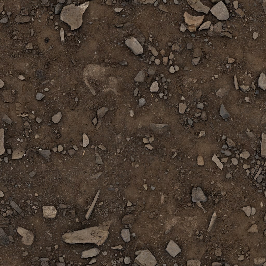 Catacomb Floor - Rubble and Debris