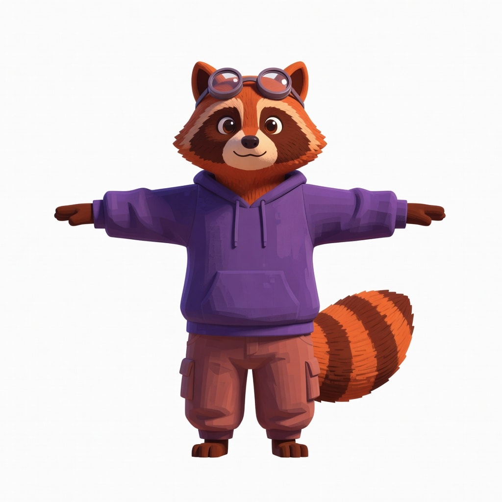Rackoon Violet Sweatshirt Cargo (1 / 2)