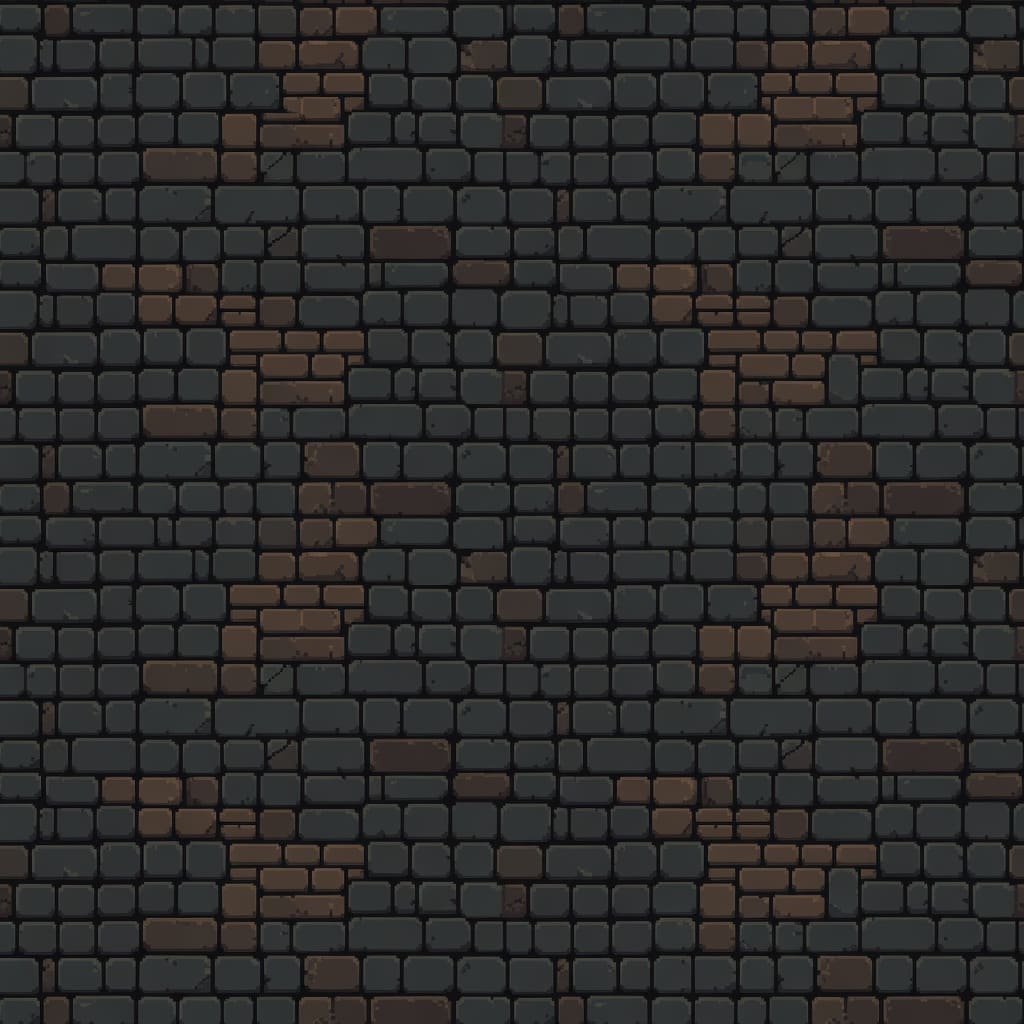 Stone Floor Pixel Art Texture