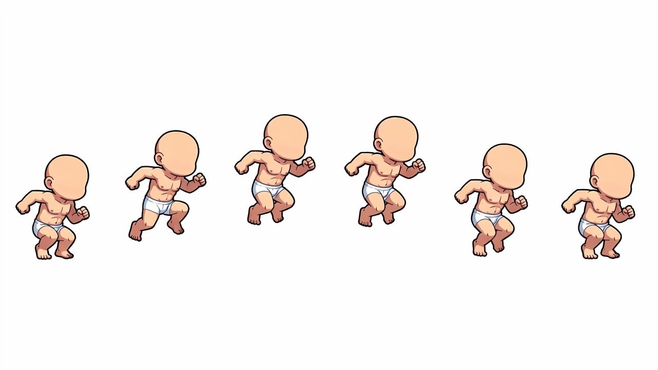 Male Jump Sprite Sheet