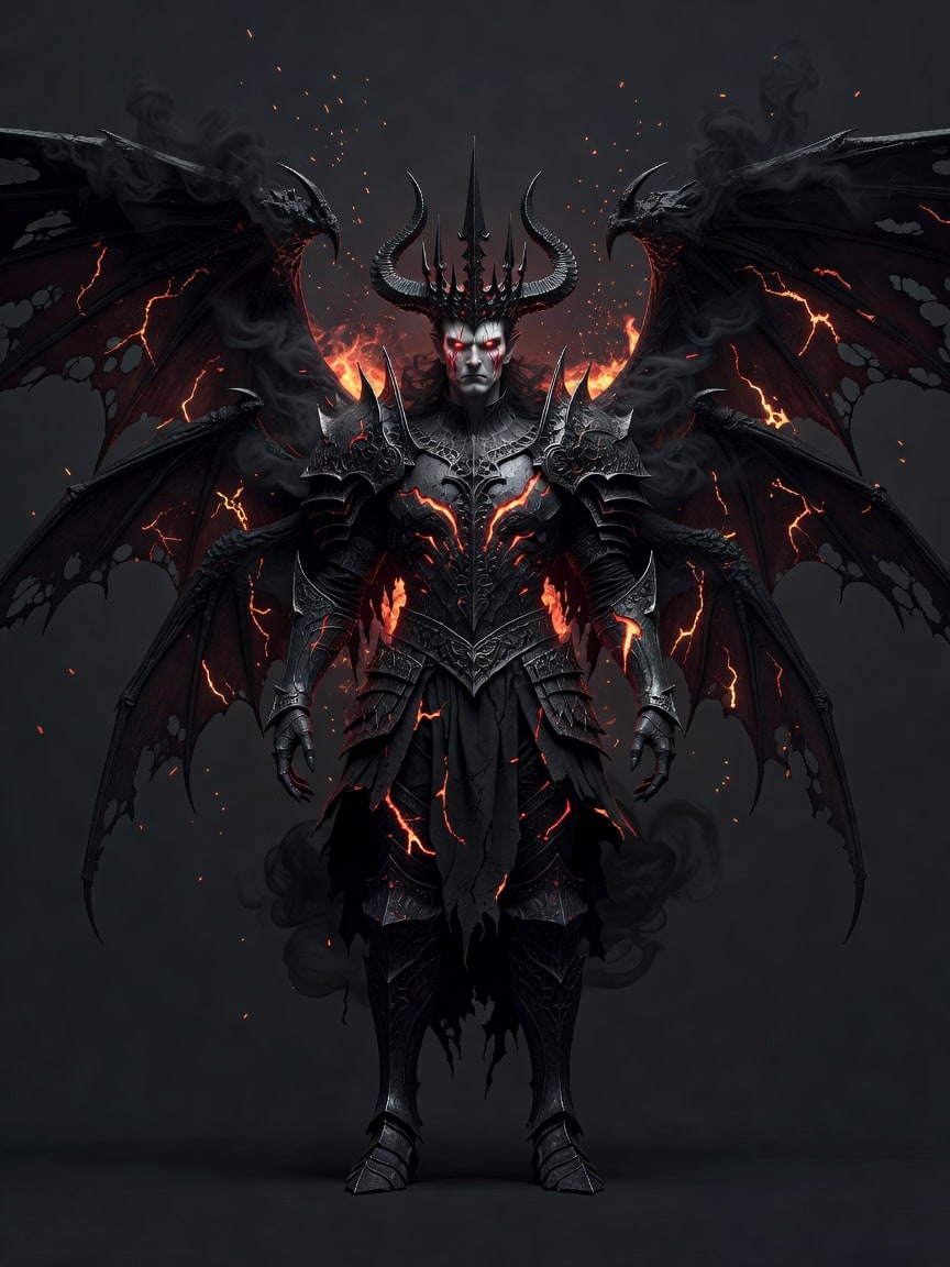 Lucifer Character Concept - Prince of Hell