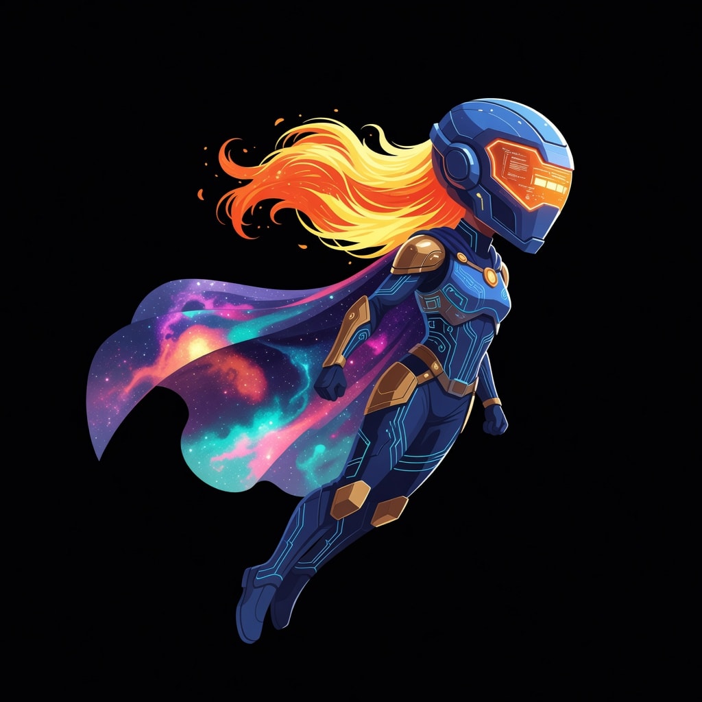 Cosmic Hunter - Large Head Smaller Body (2 / 4)