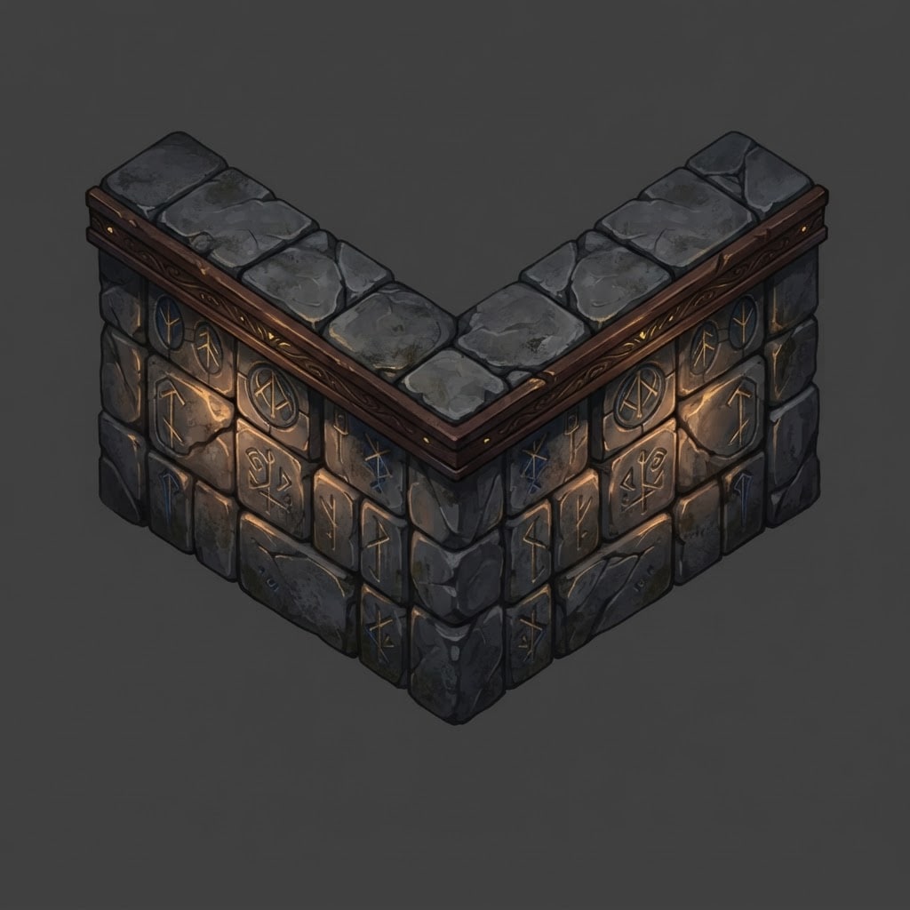 Stone Wall Section (1 / 2)