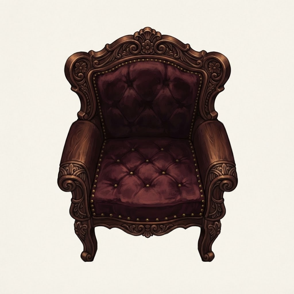 Noble Wooden Chair (2 / 2)