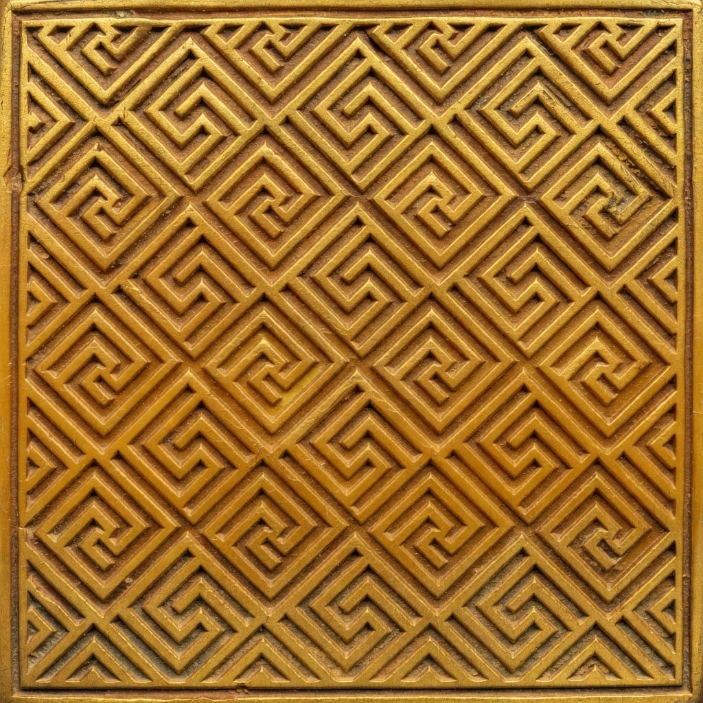 Chinese Tile Back Pattern
