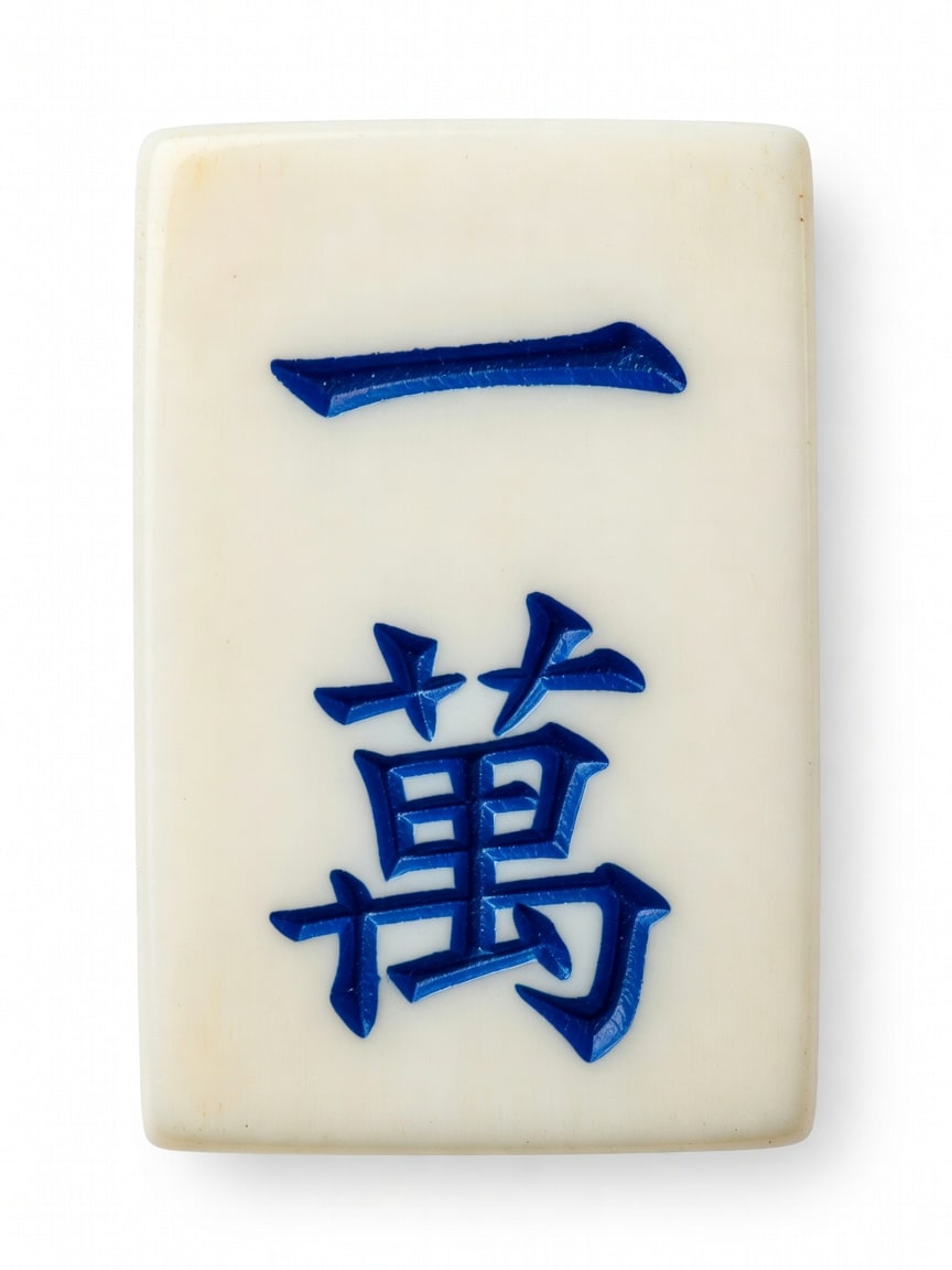 Mahjong Tile 1 Wan