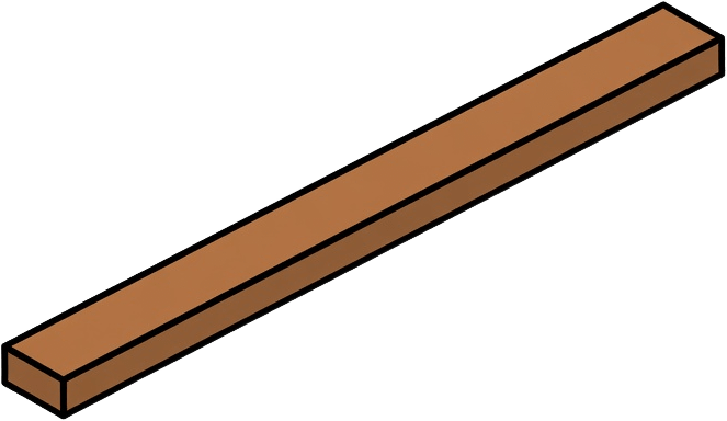 Wooden Plank Weapon