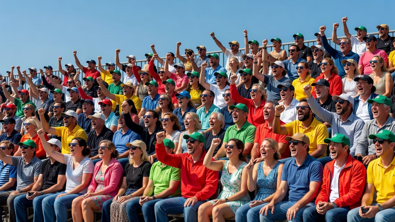 Arena Crowd Panoramic