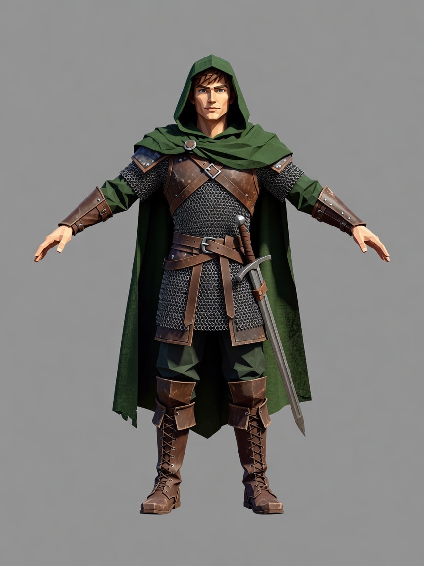 Fantasy Human Adventurer Concept (1 / 2)