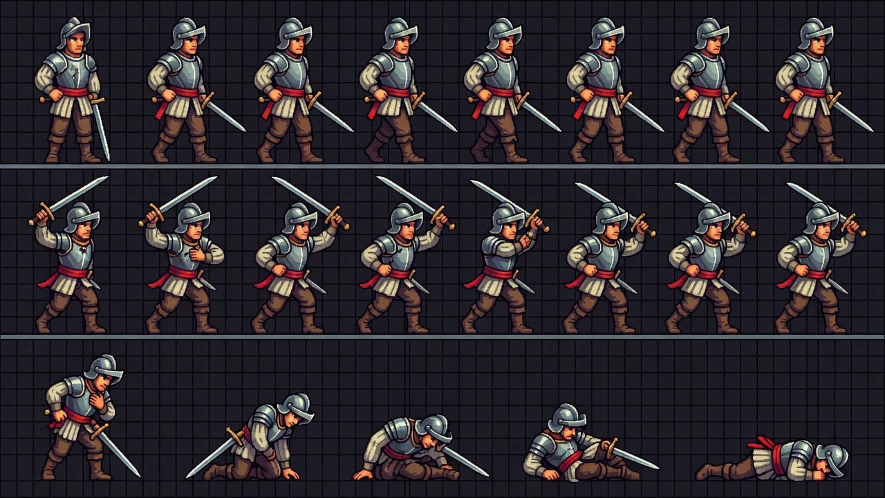 Conquistador Español Sprite Sheet (2 / 2)