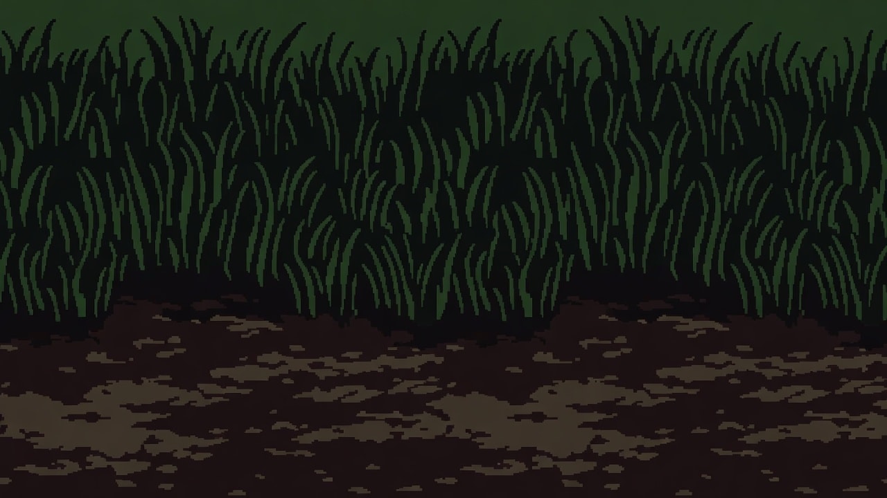 Dark Grass Meadow Ground