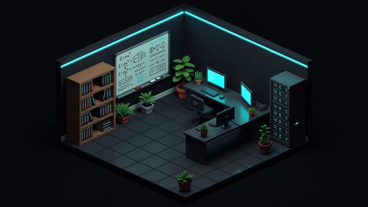 Research Lab Room Background