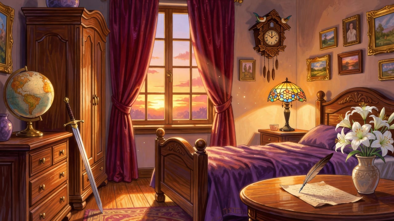 Volcano Princess Room Background