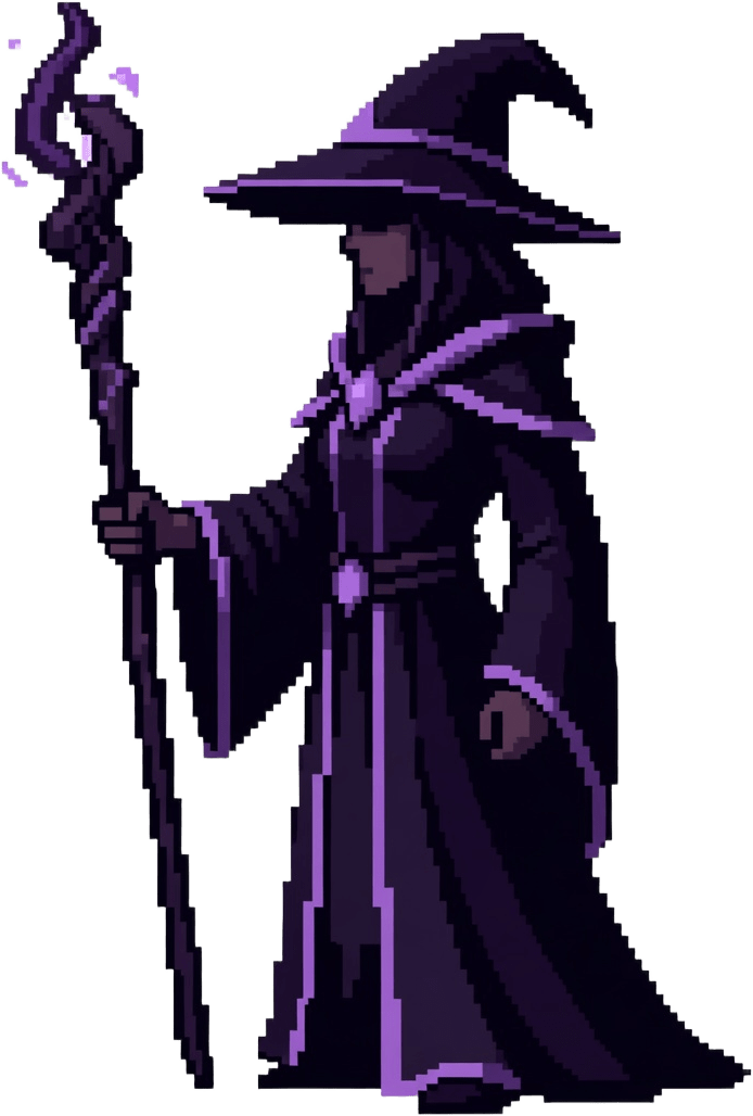 Hero Mage - Idle Side View