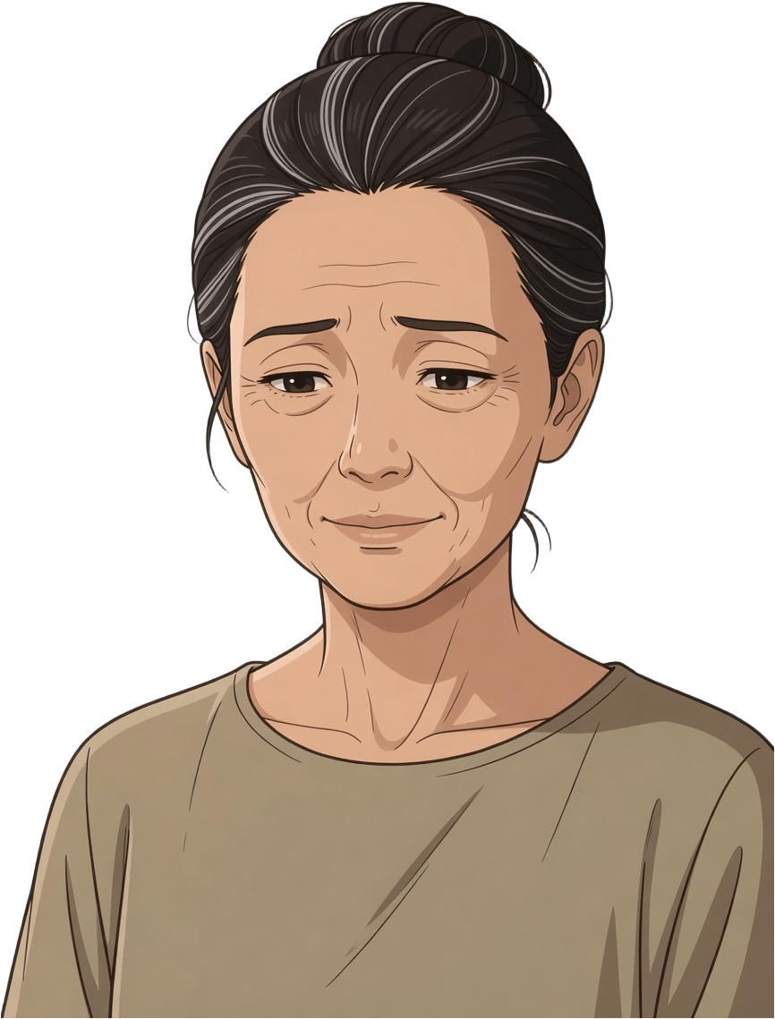 Mother Portrait Illustrated