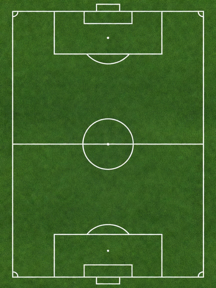 5v5 Football Pitch Texture Top-Down