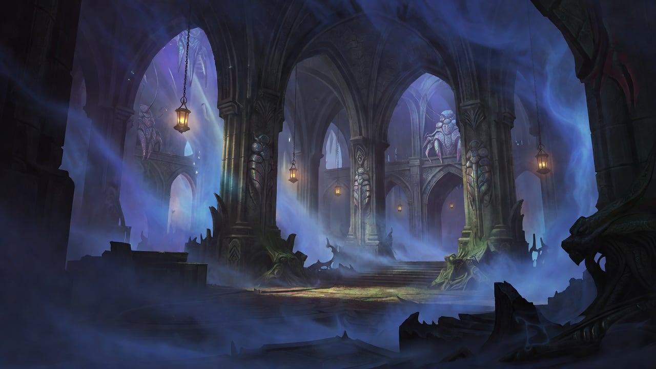 Underground Insect Cathedral Background