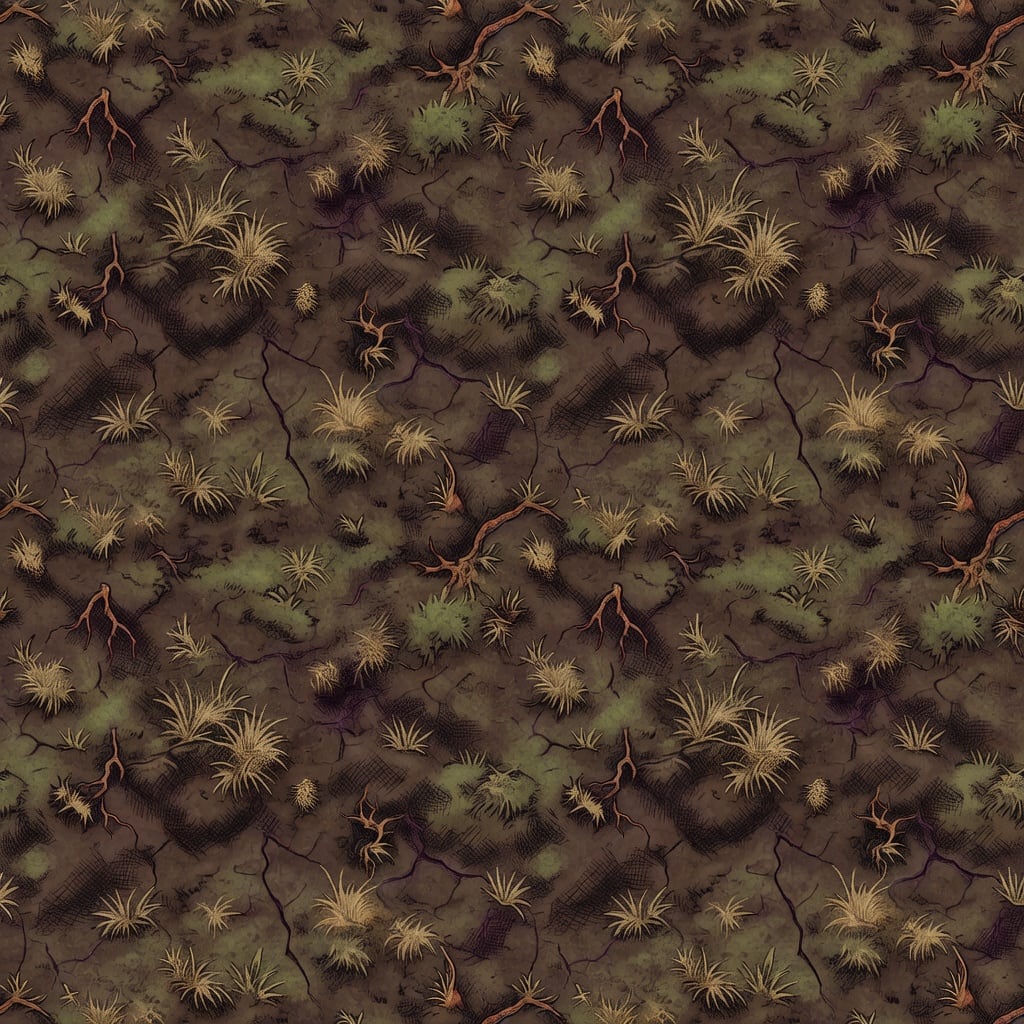 Hellbound Harvest - Gothic Pastoral Farm Ground Texture