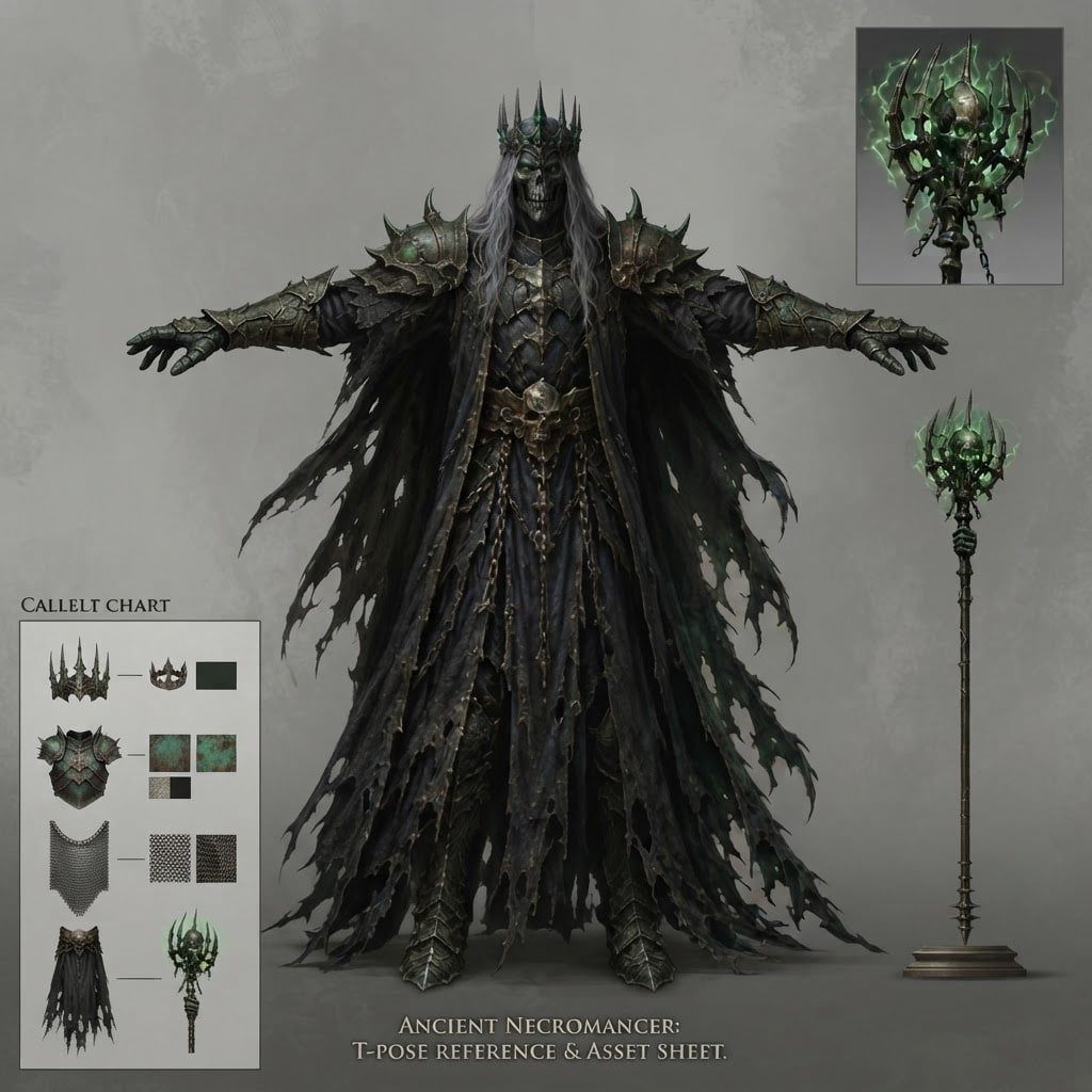 Dark Necromancer Mage (3)