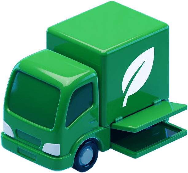 Green Truck Loading Gate