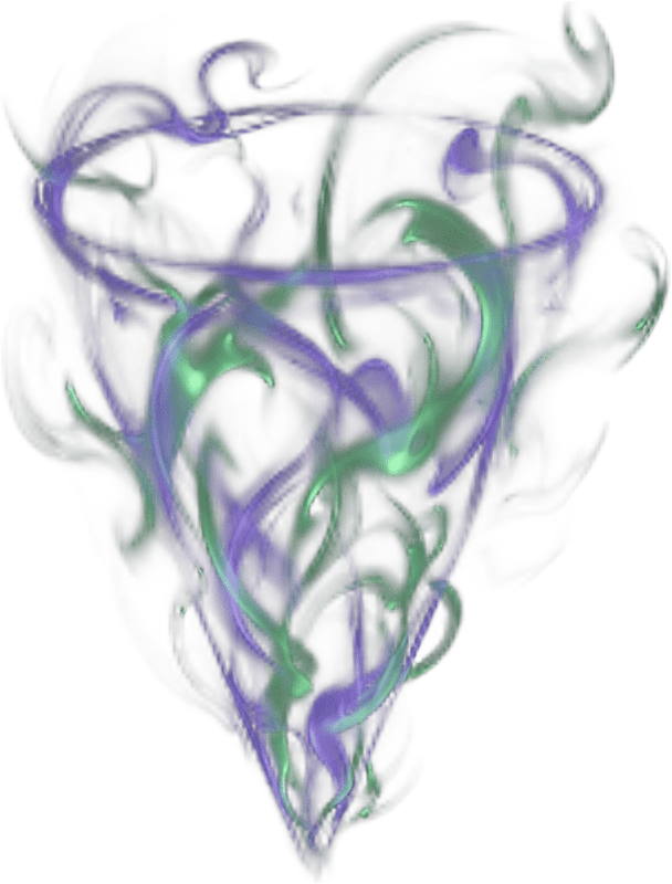 Necroflame Cone - Spectral Violet Tendrils
