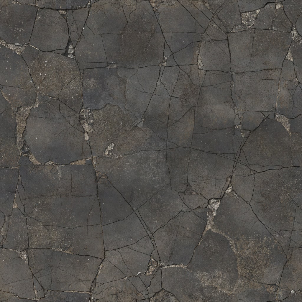 Cracked Concrete Floor Texture