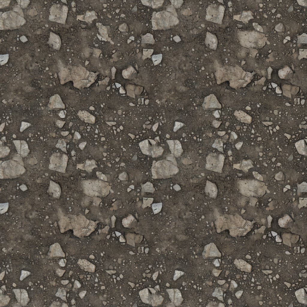 Dirty Rubble Soil Texture