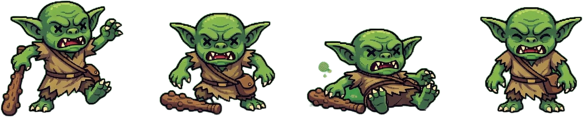 Goblin Recruit Defeated Death Strip (1 / 2)