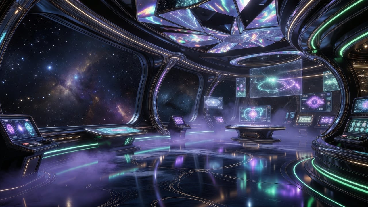 Main Slot Background - Alien Casino Interior