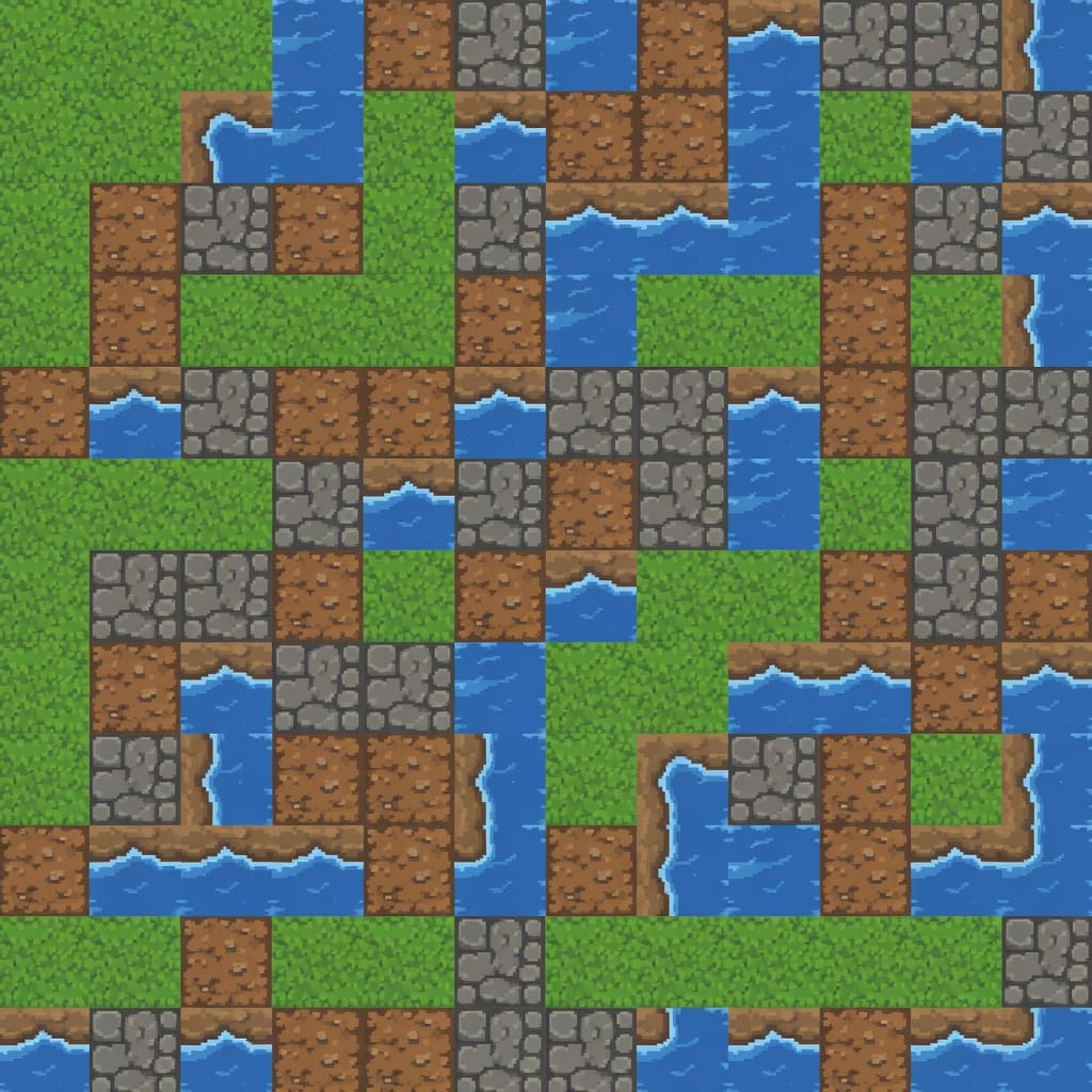 Seamless 2d Game Background
