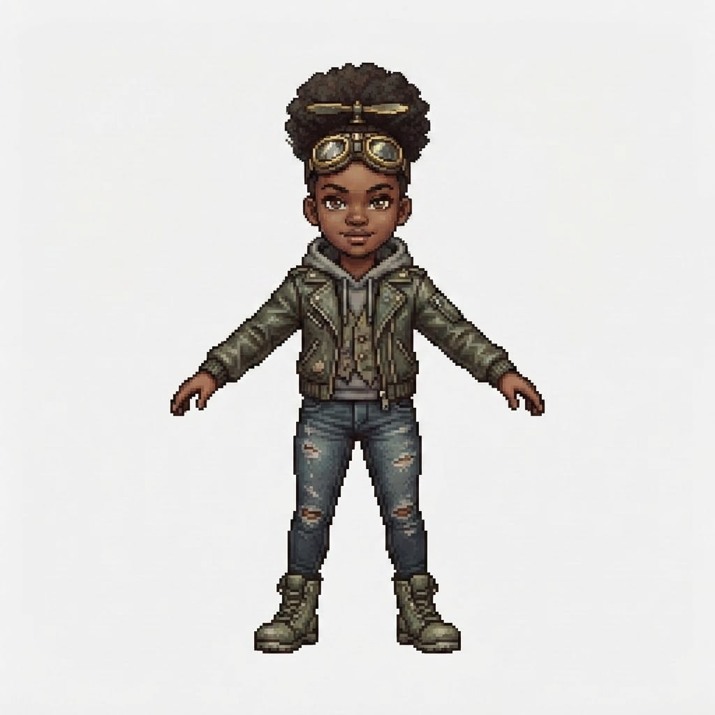 Pixel Streetwear Girl (4)