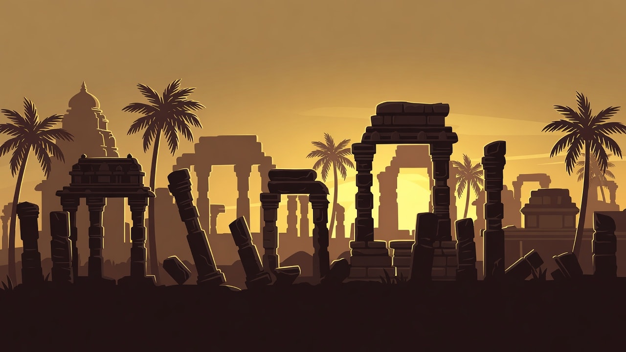 Darsatian Background Mid - Temple Ruins