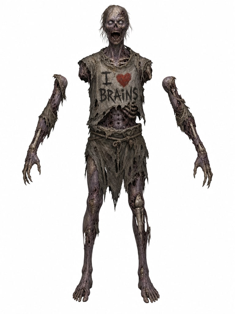 Shambler I Love Brains T-pose v2