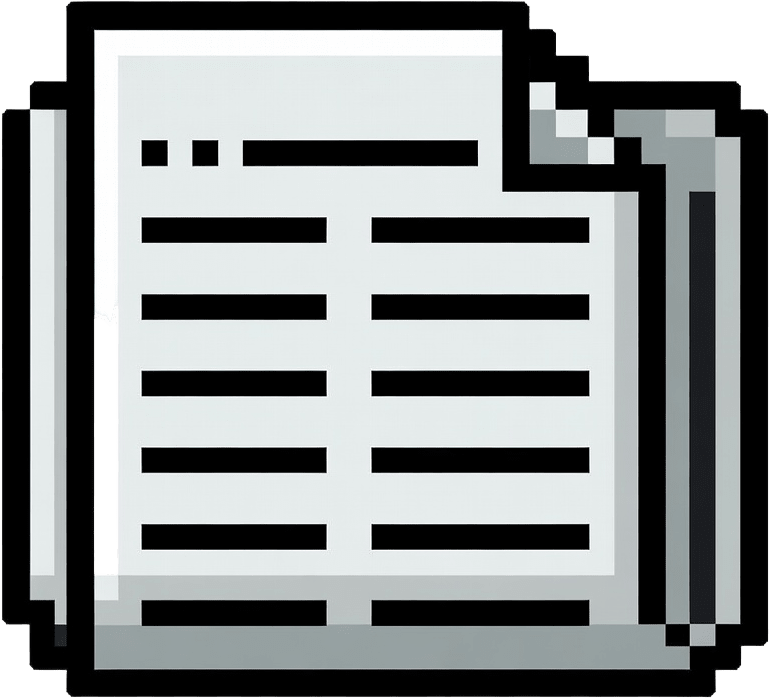 Paper Newspaper Pixel Art
