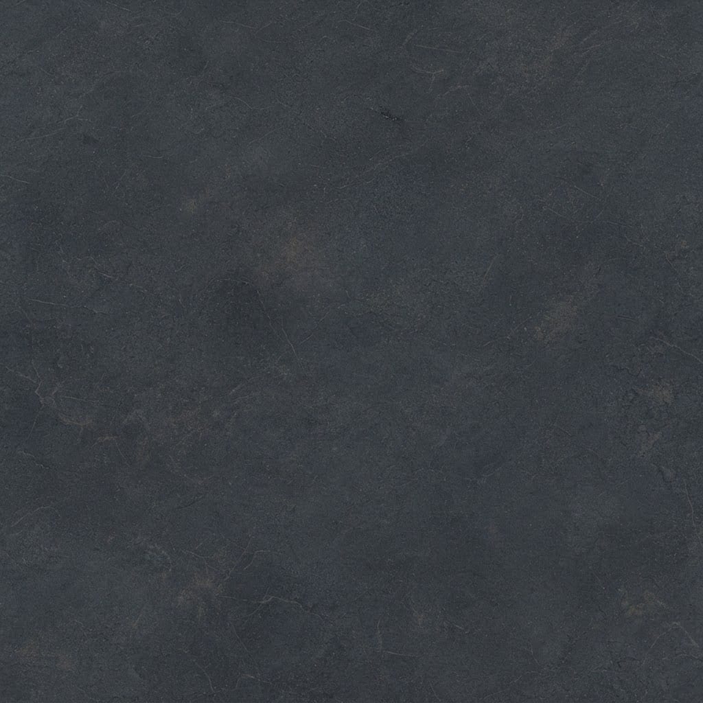 Image: quiet dark blue-charcoal scraped basalt terrace to