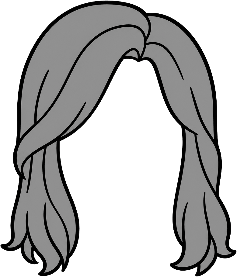 Hair Long Flowing