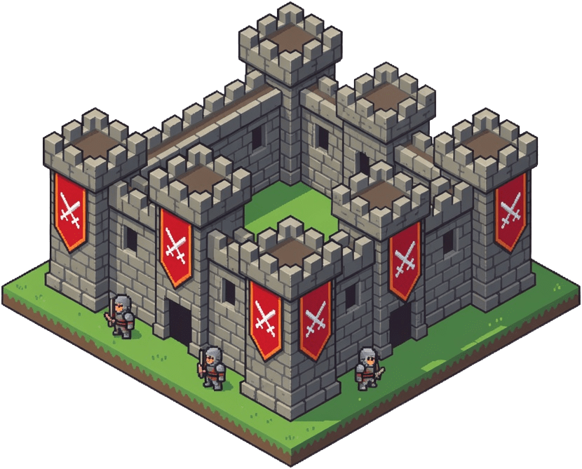 Barracks Isometric Sprite