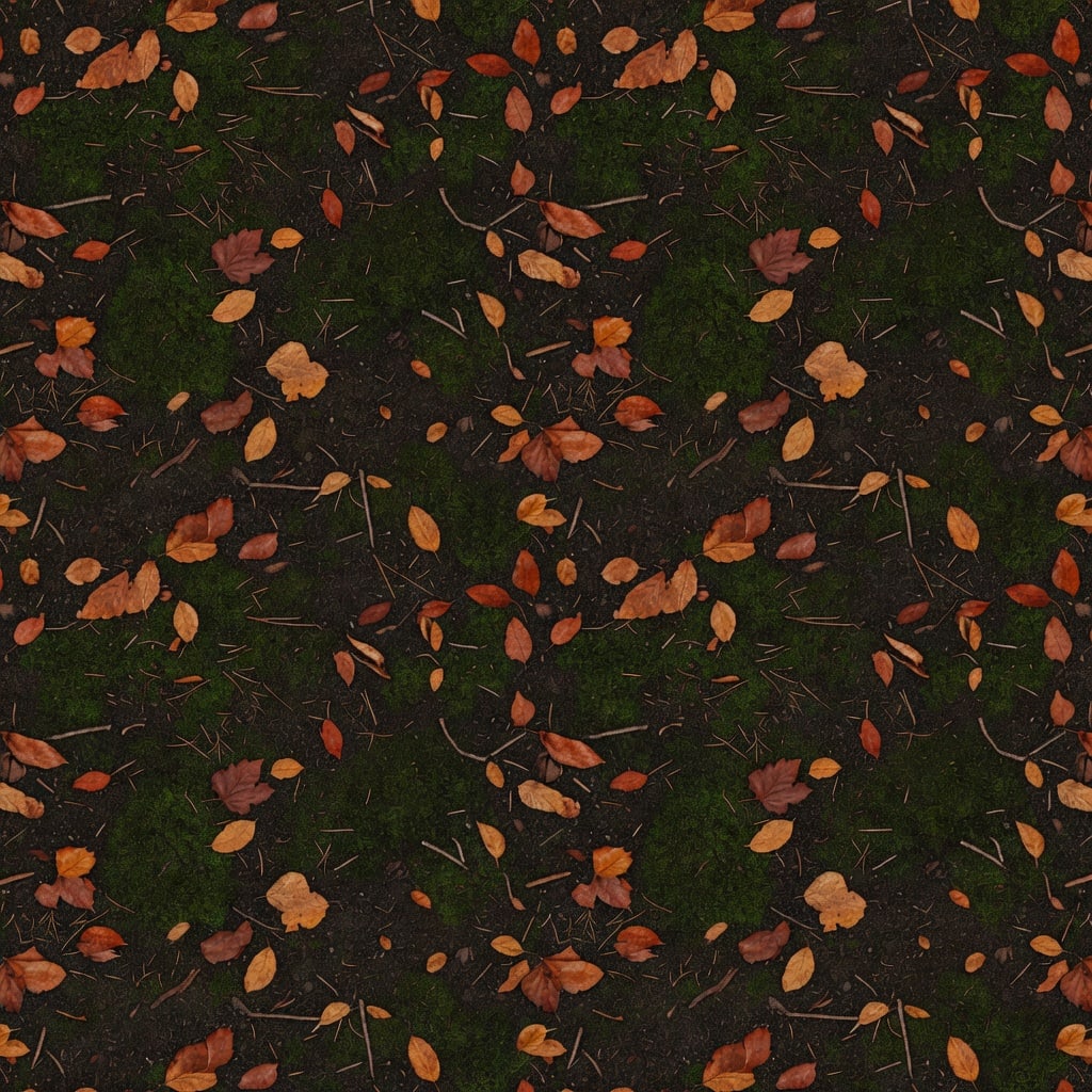 Forest Floor Moss Leaves PBR