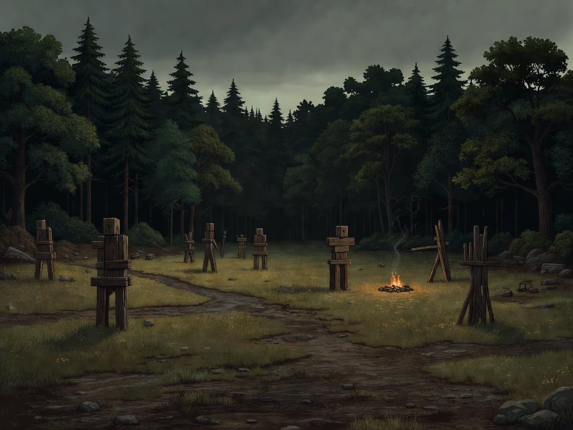 Training Yard Camp Background