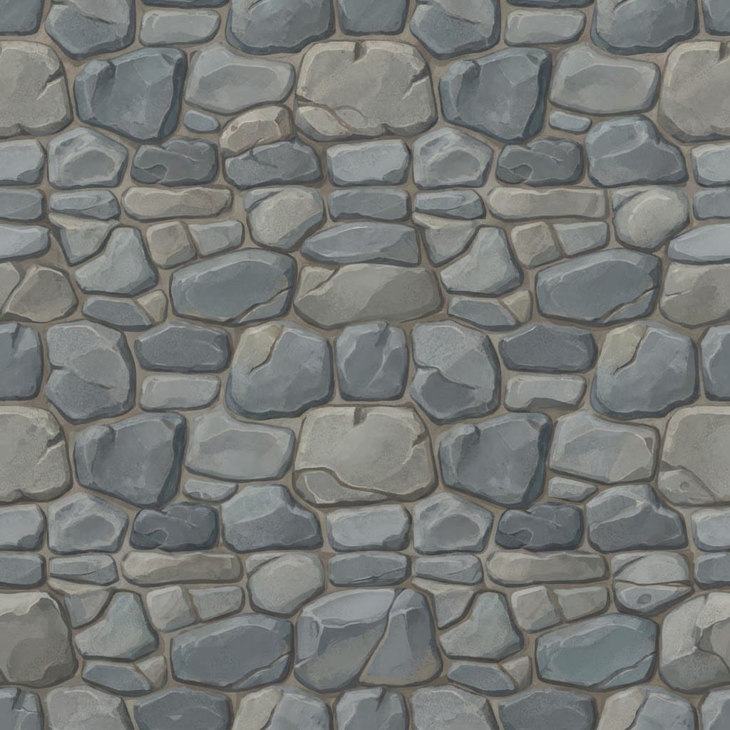 Image: grey fieldstone masonry texture, irregular stacked