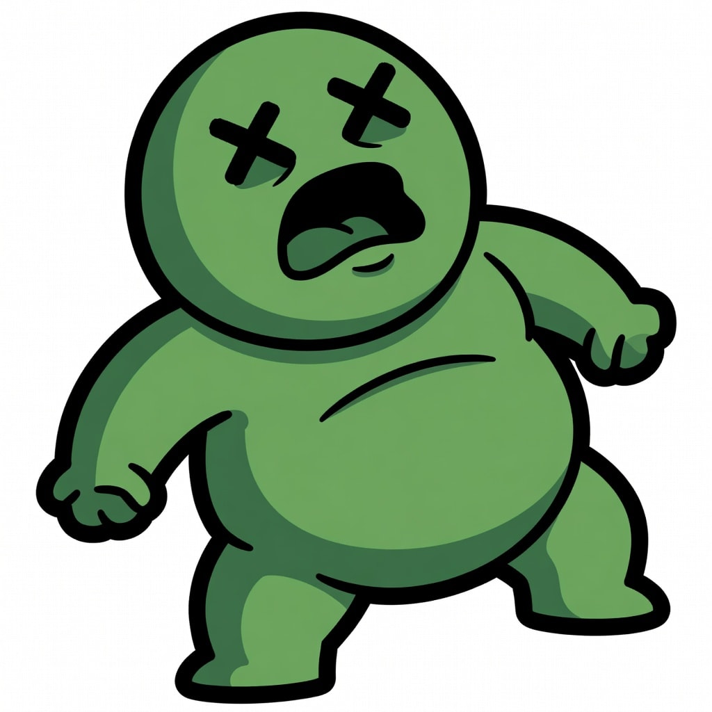 Baste stunned frame 00 X eyes head snap