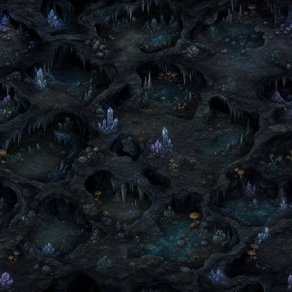 Underground Cave Game Background