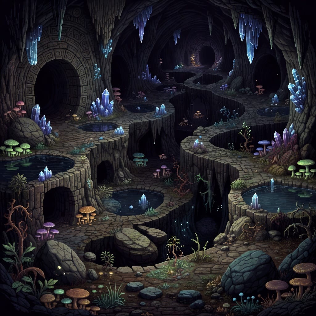 Pixel Cave Tileset (3)
