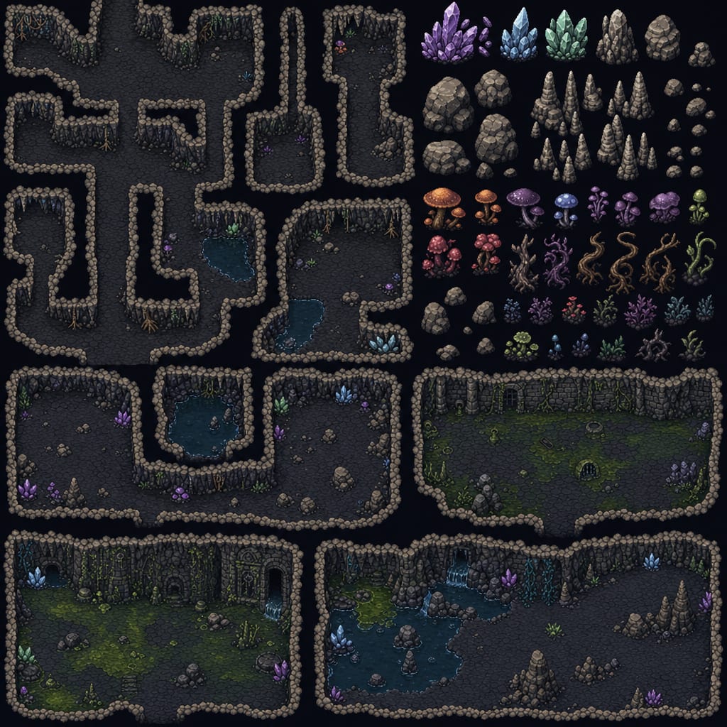 Crystal Cave Tunnels
