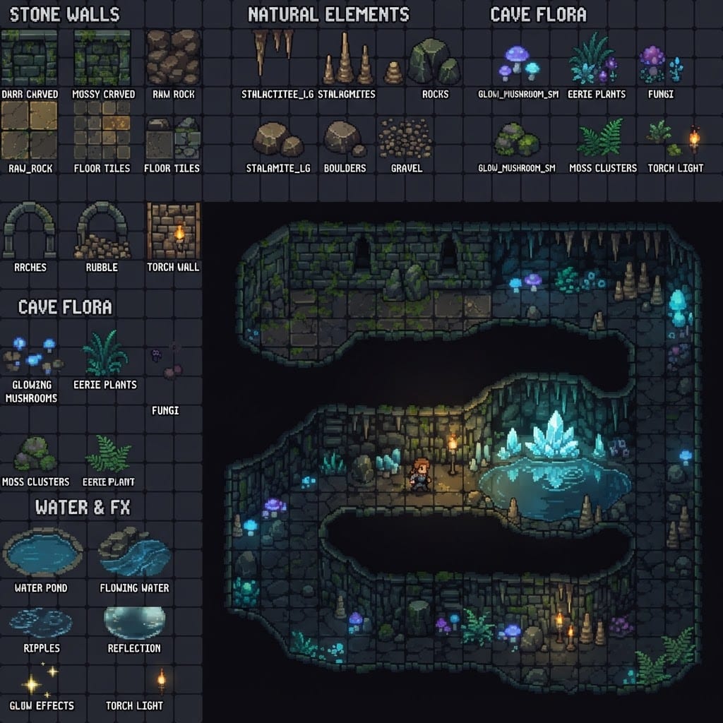 Pixel Cave Dungeon (2)